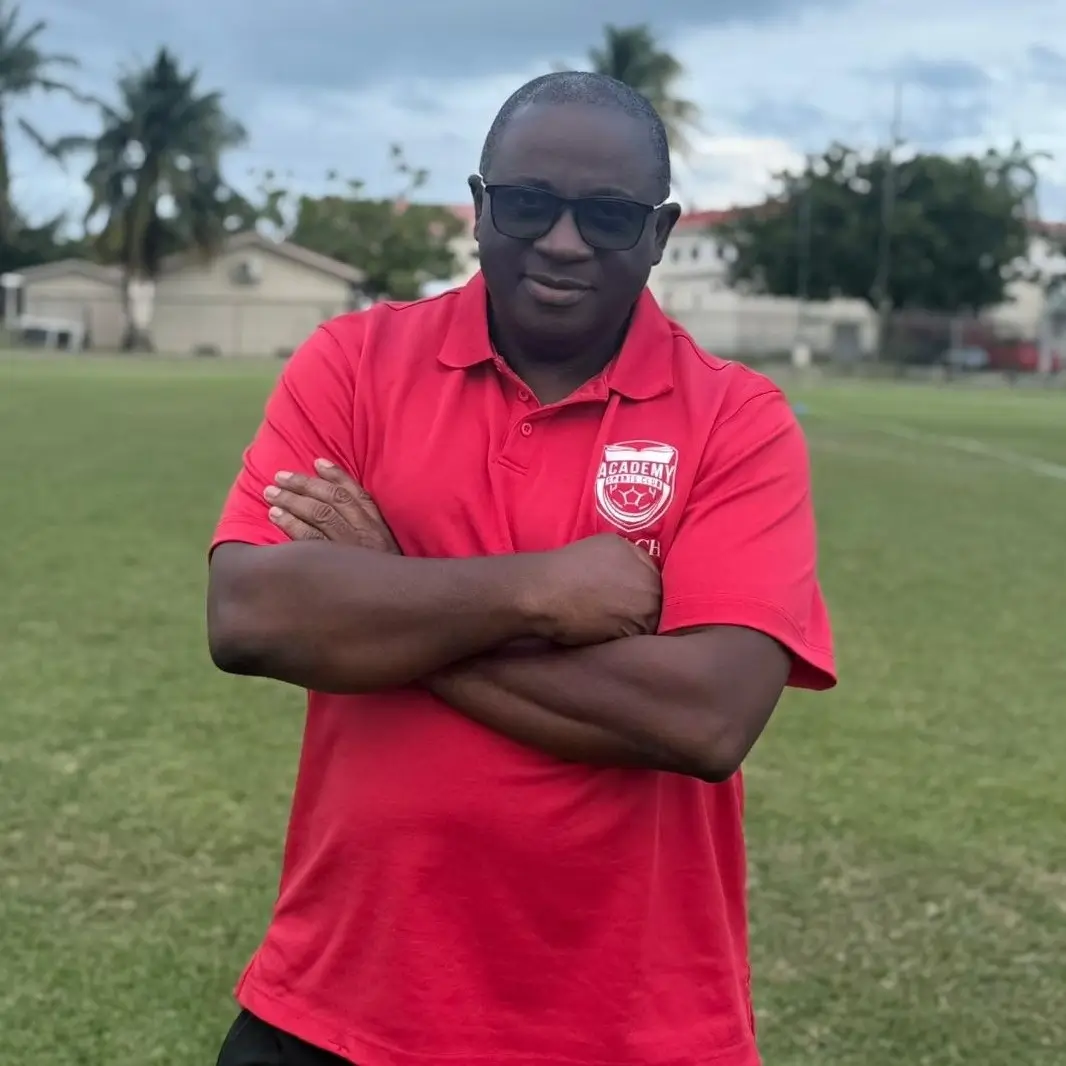 Stewart Alexander on the touchline